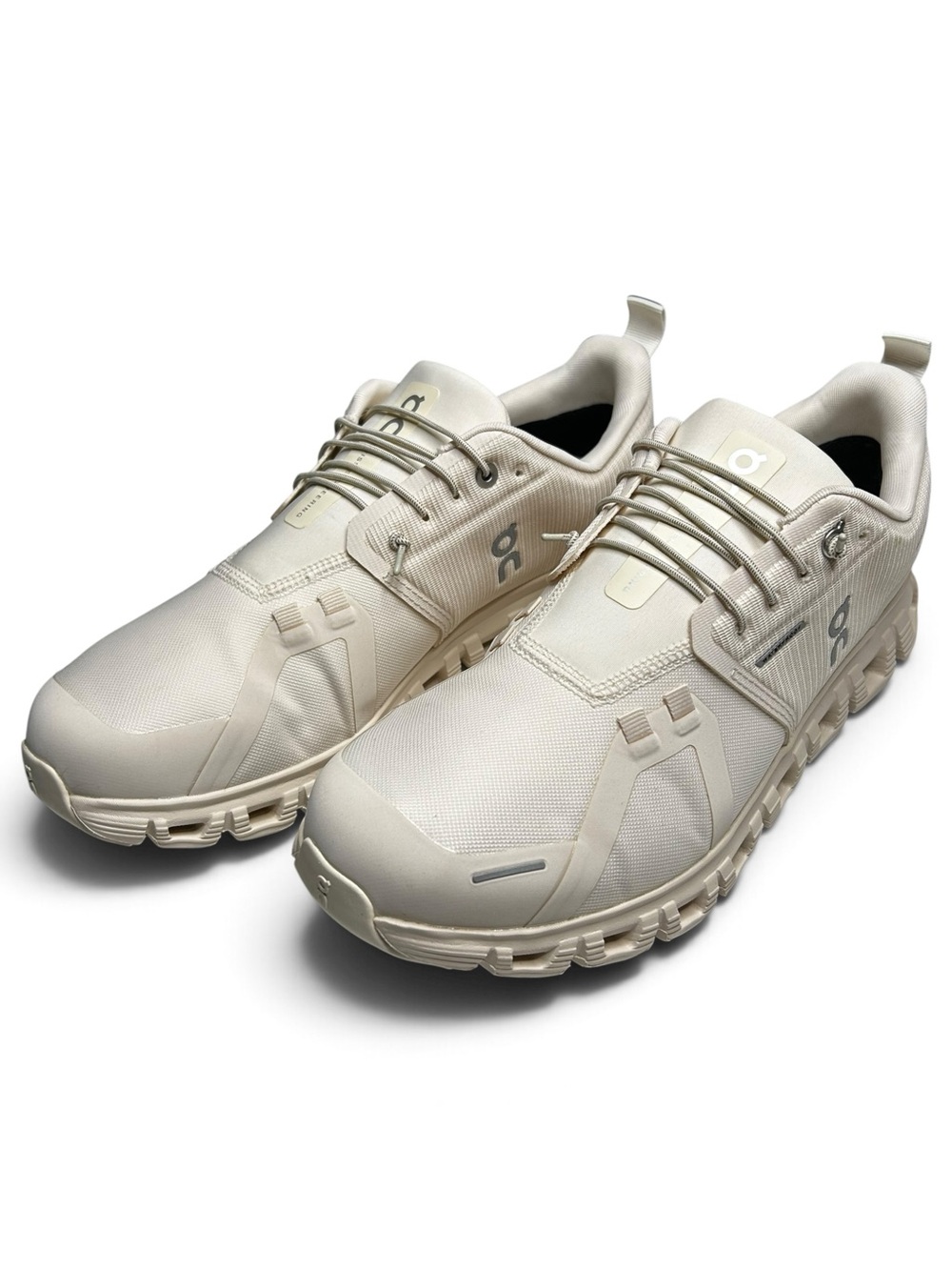 On Cloud 5 Waterproof Running Shoes Ivory Beige Cream Womens 10.5 3WF10054679
